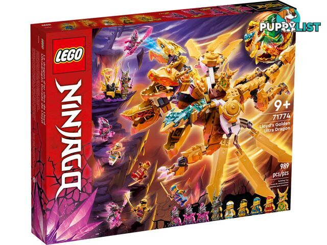 LEGO 71774 Lloydâ€™s Golden Ultra Dragon - Ninjago - 5702017152066