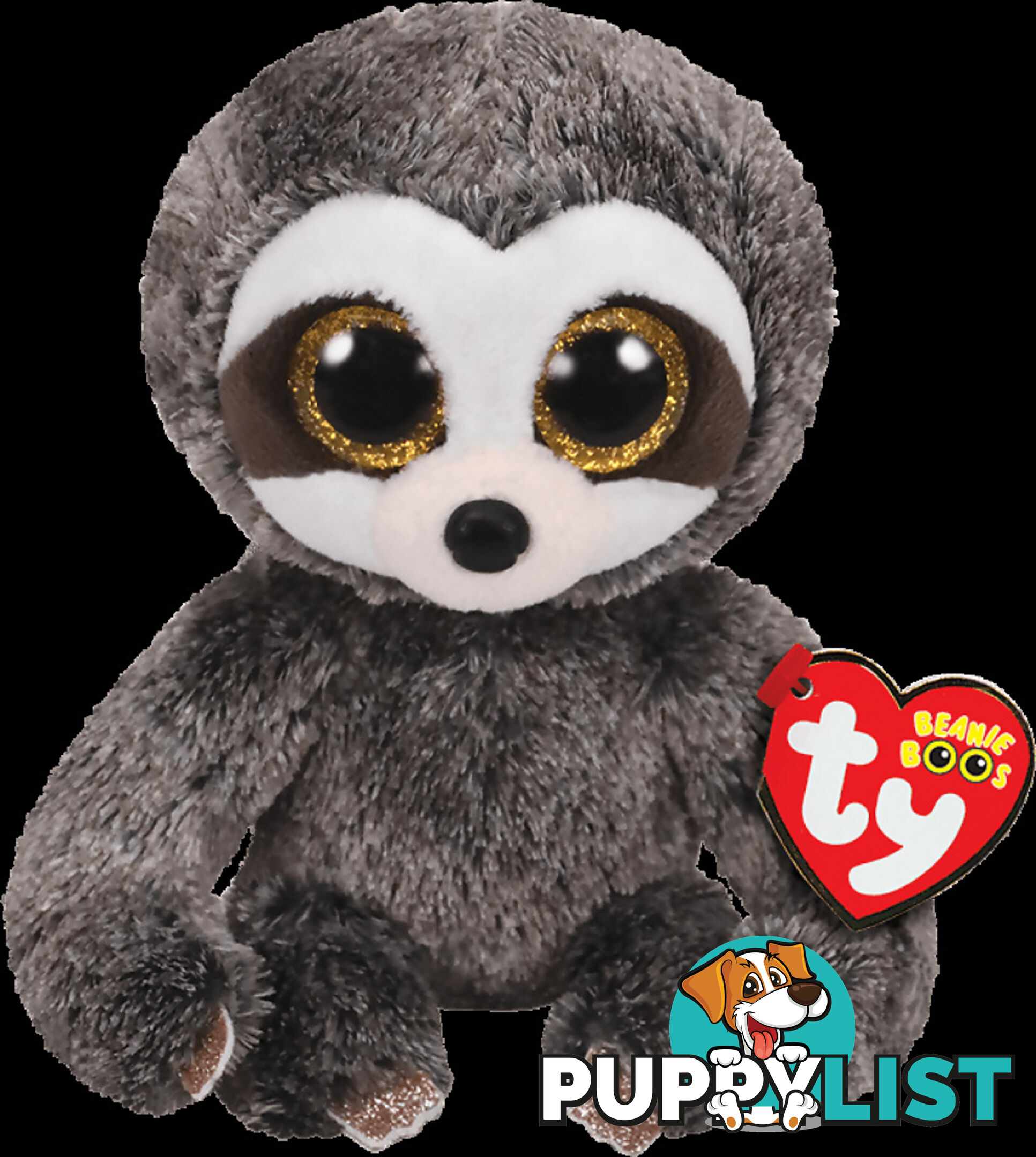 Ty - Beanie Boos - Dangler Two Tone Grey Sloth Medium 23cm - Bg36417 - 008421364176