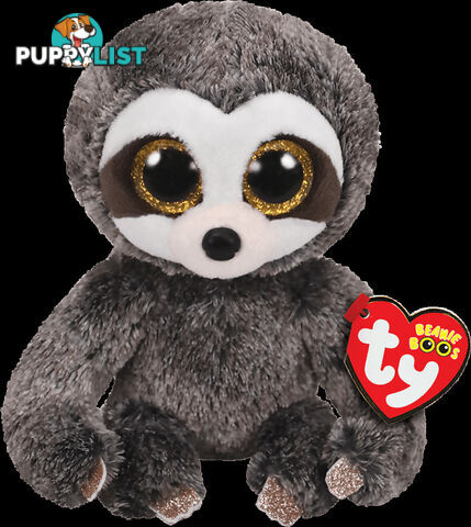 Ty - Beanie Boos - Dangler Two Tone Grey Sloth Medium 23cm - Bg36417 - 008421364176