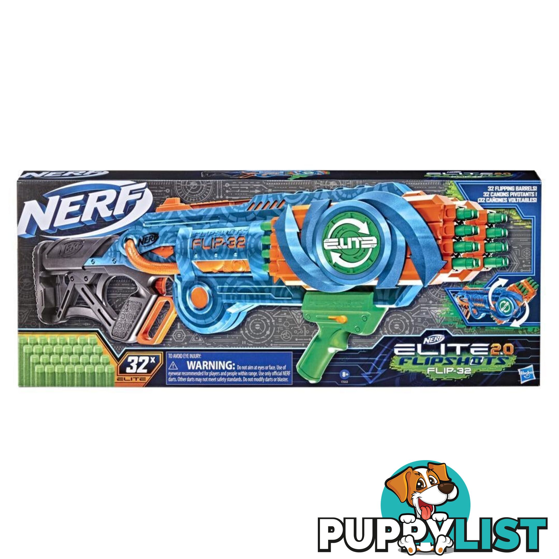 Nerf Elite 2.0 Flip 32 Hbf25532210 - 195166125589