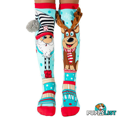 MADMIA -  Socks Toddler Age 3-5y Christmas Reindeer Socks Toddler Mumm143t - 9355645001396