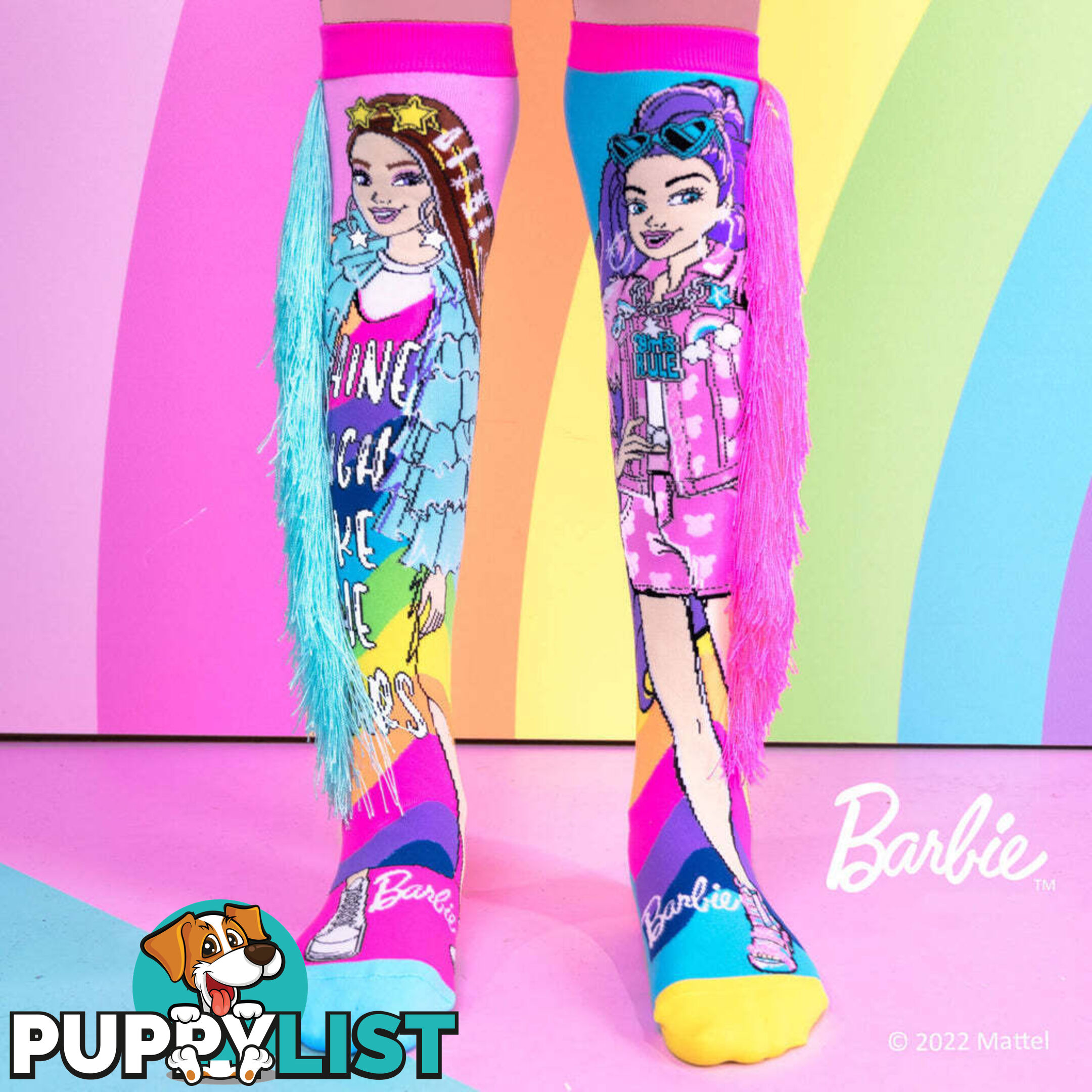 Madmia - Barbie Extra Fashionista Socks Kids & Adults Age 6y+ - - Muba005 - 9355645002263