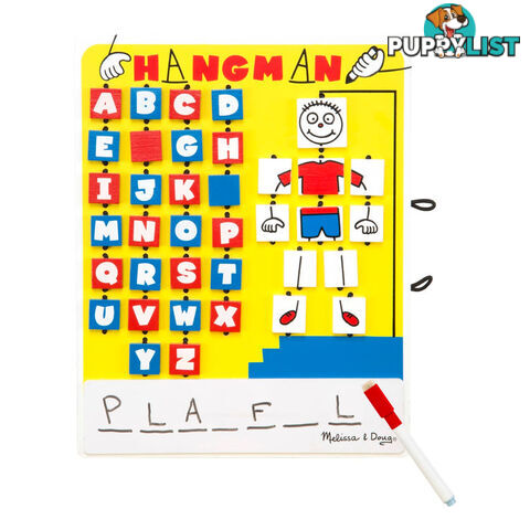 Melissa & Doug - Flip-to-win Hangman Travel Game - Mdmnd2095 - 000772020954