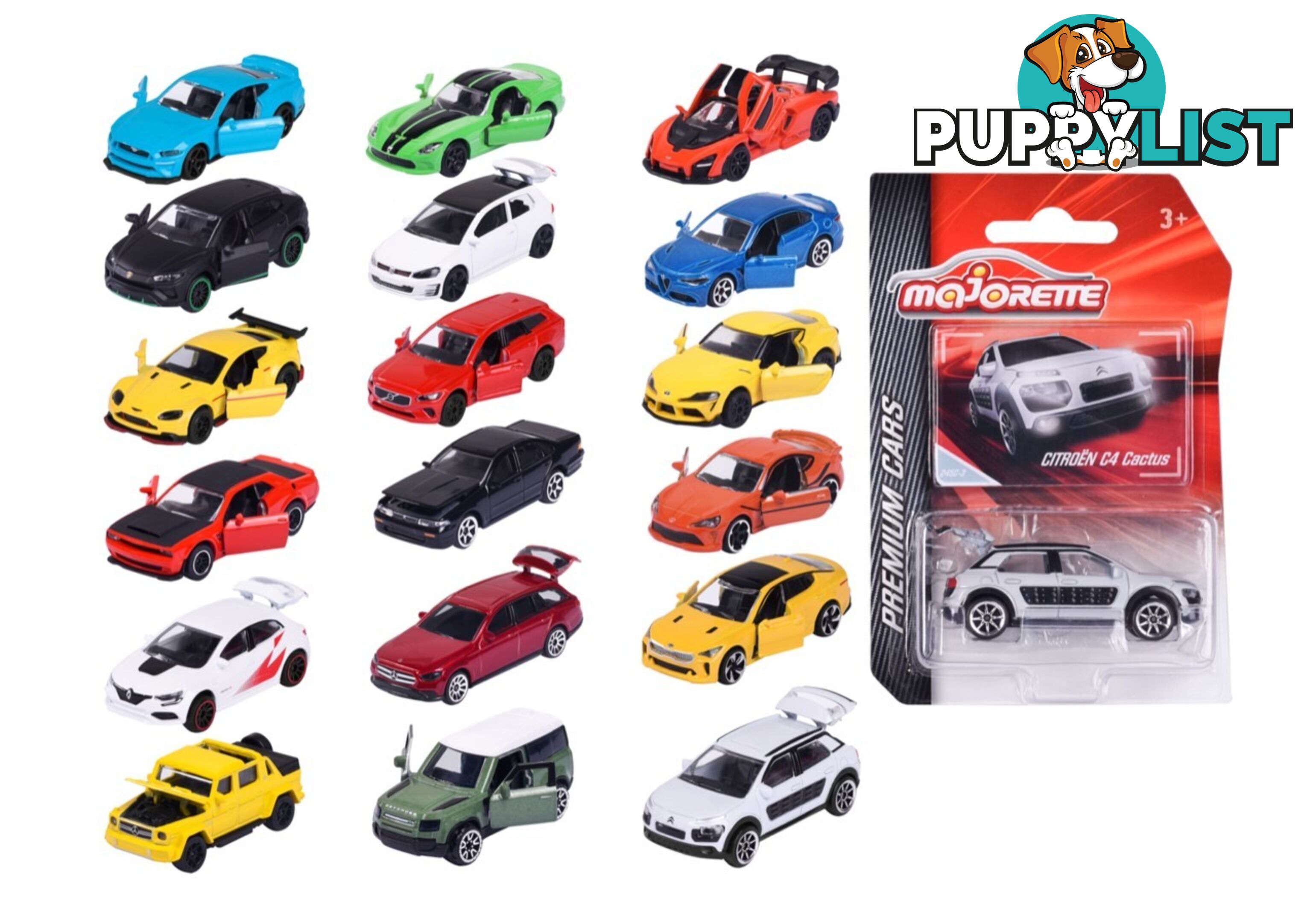 Majorette - Diecast Cars Premium Assorted - Rpmj37744 - 3467452037744