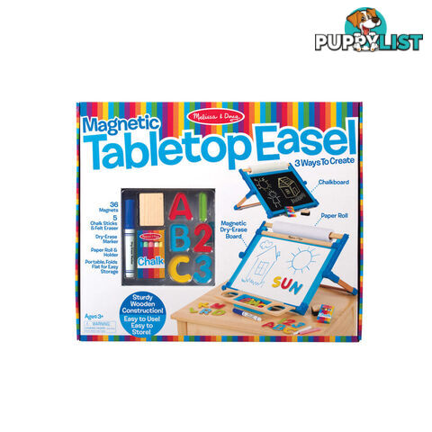 Melissa & Doug - Deluxe Double-sided Tabletop Easel - Mdmnd2790 - 000772027908