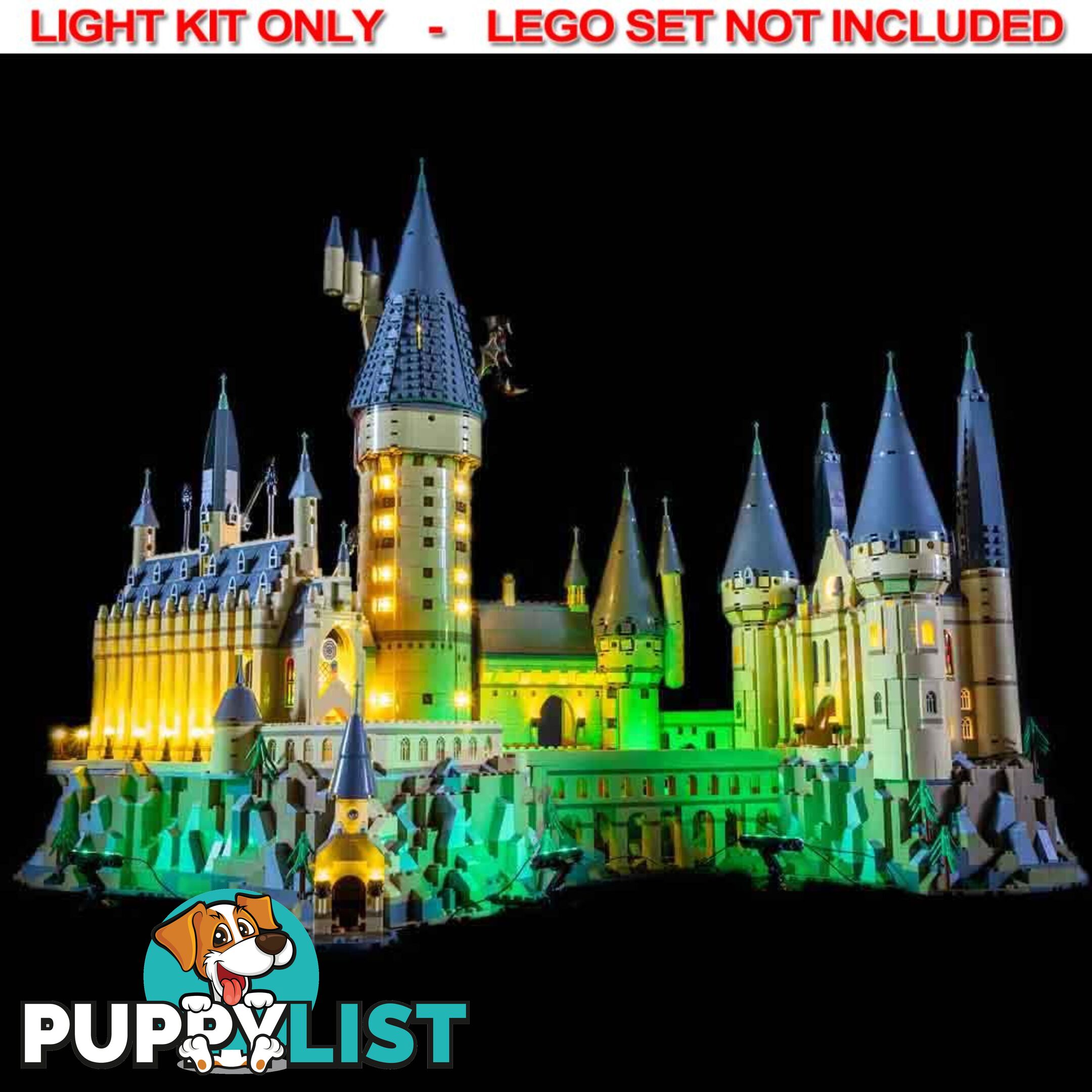 LIGHT KIT for LEGO Hogwarts Castle 71043 - Light My Bricks - 793591188126