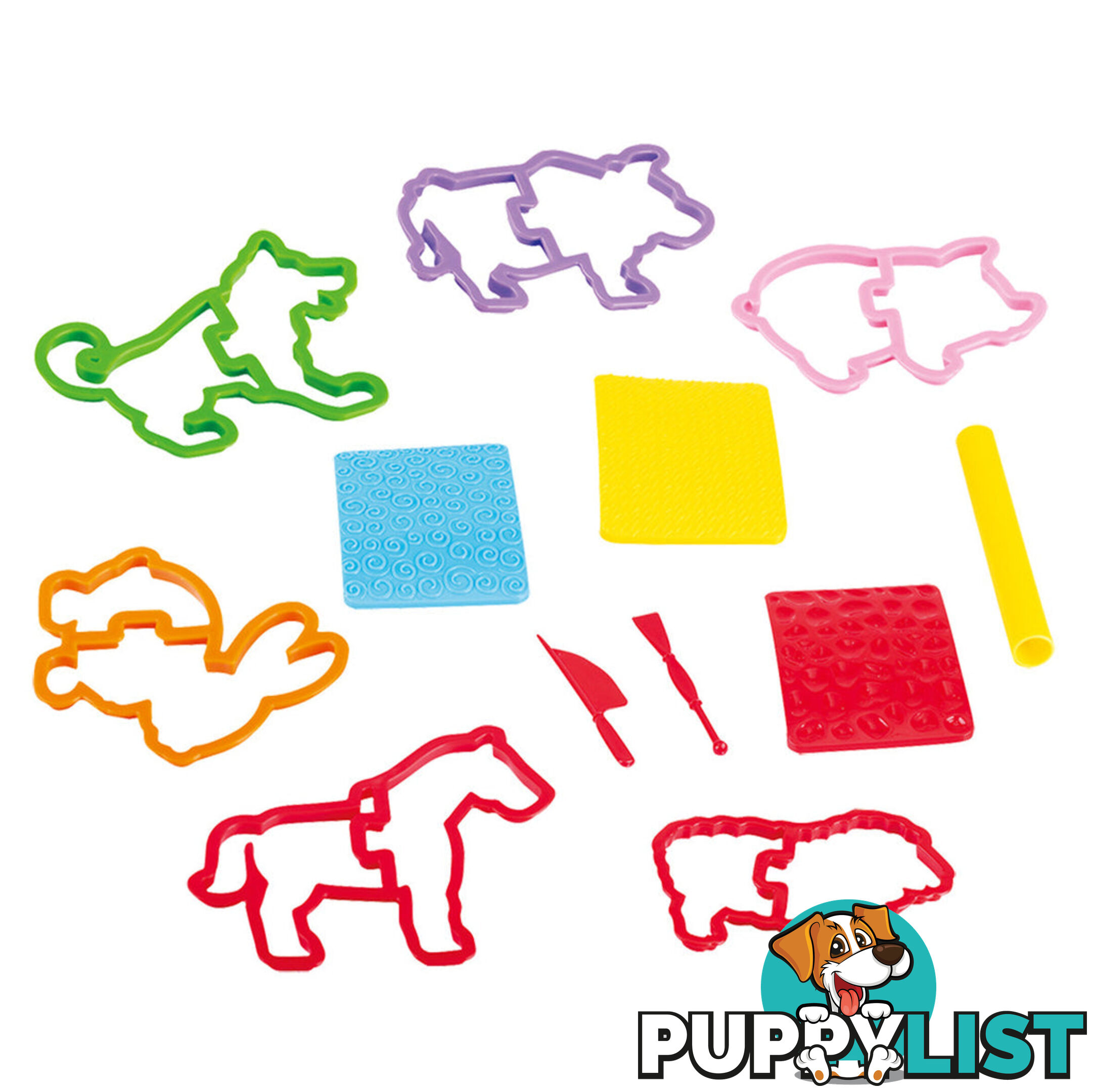 Playgo Toys Ent. Ltd. Animal Dough Tool Pack Assorted Styles - Art65986 - 4892401849052