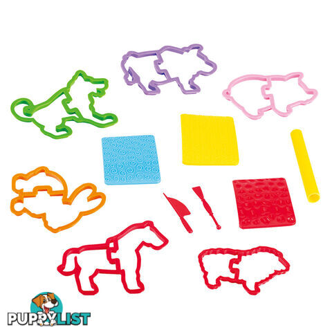 Playgo Toys Ent. Ltd. Animal Dough Tool Pack Assorted Styles - Art65986 - 4892401849052