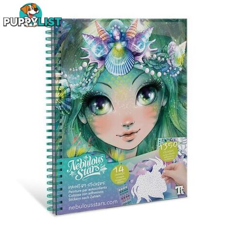 Nebulous Stars - Creative Book Paint By Stickers - Mdneb11129 - 694704111294