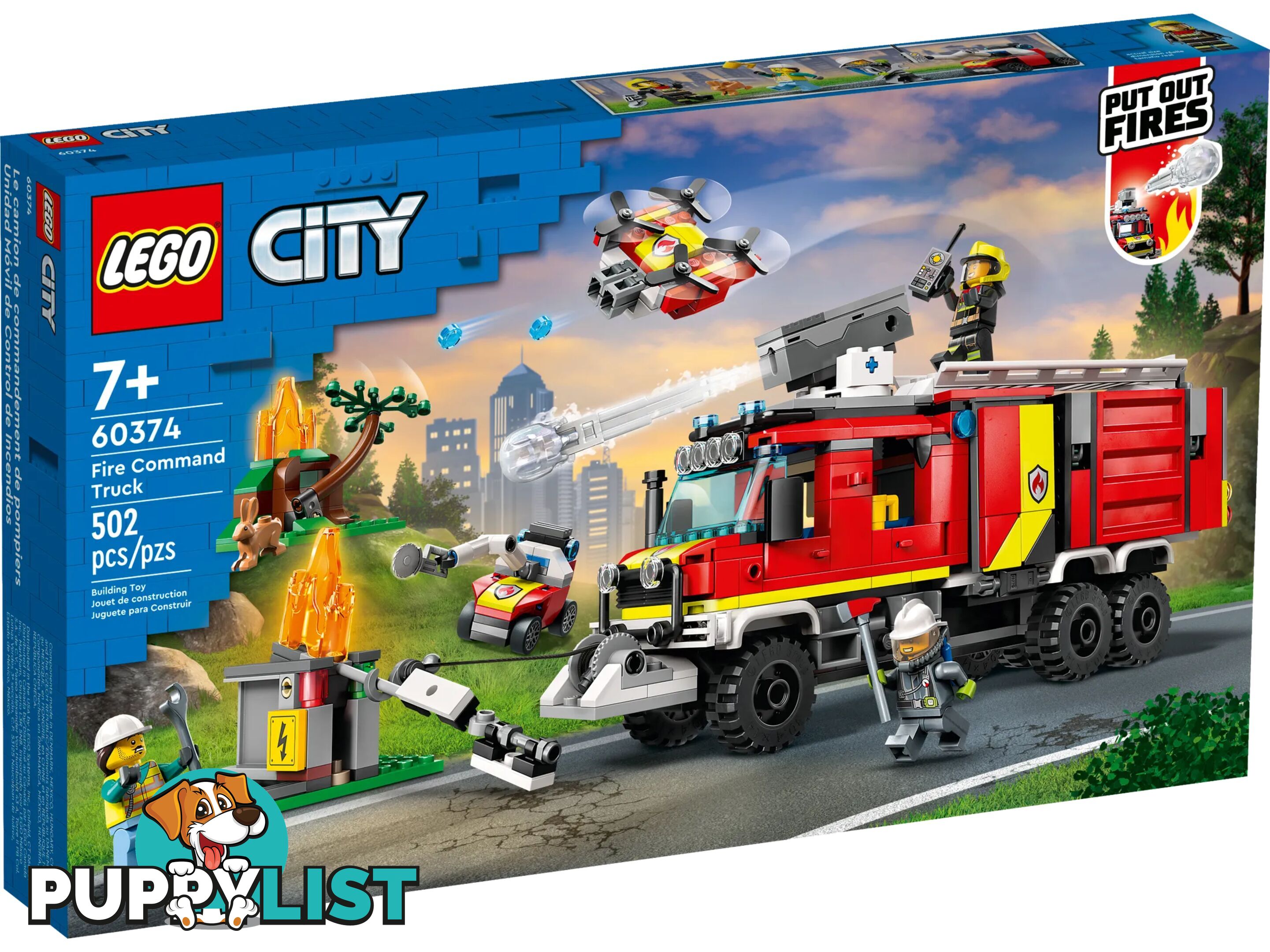 LEGO 60374 Fire Command Truck - City - 5702017416342