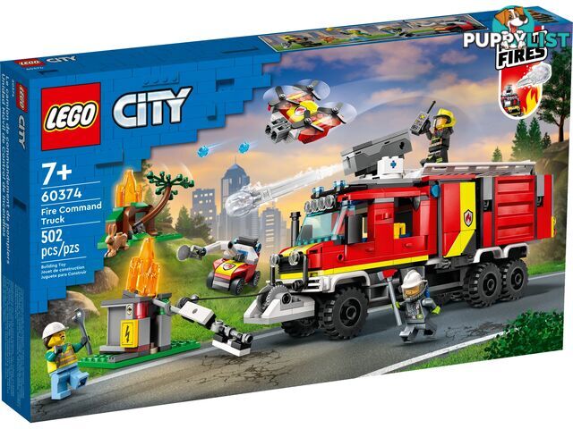 LEGO 60374 Fire Command Truck - City - 5702017416342