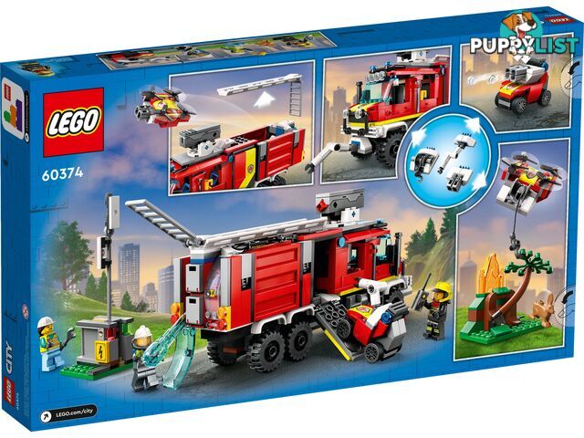 LEGO 60374 Fire Command Truck - City - 5702017416342