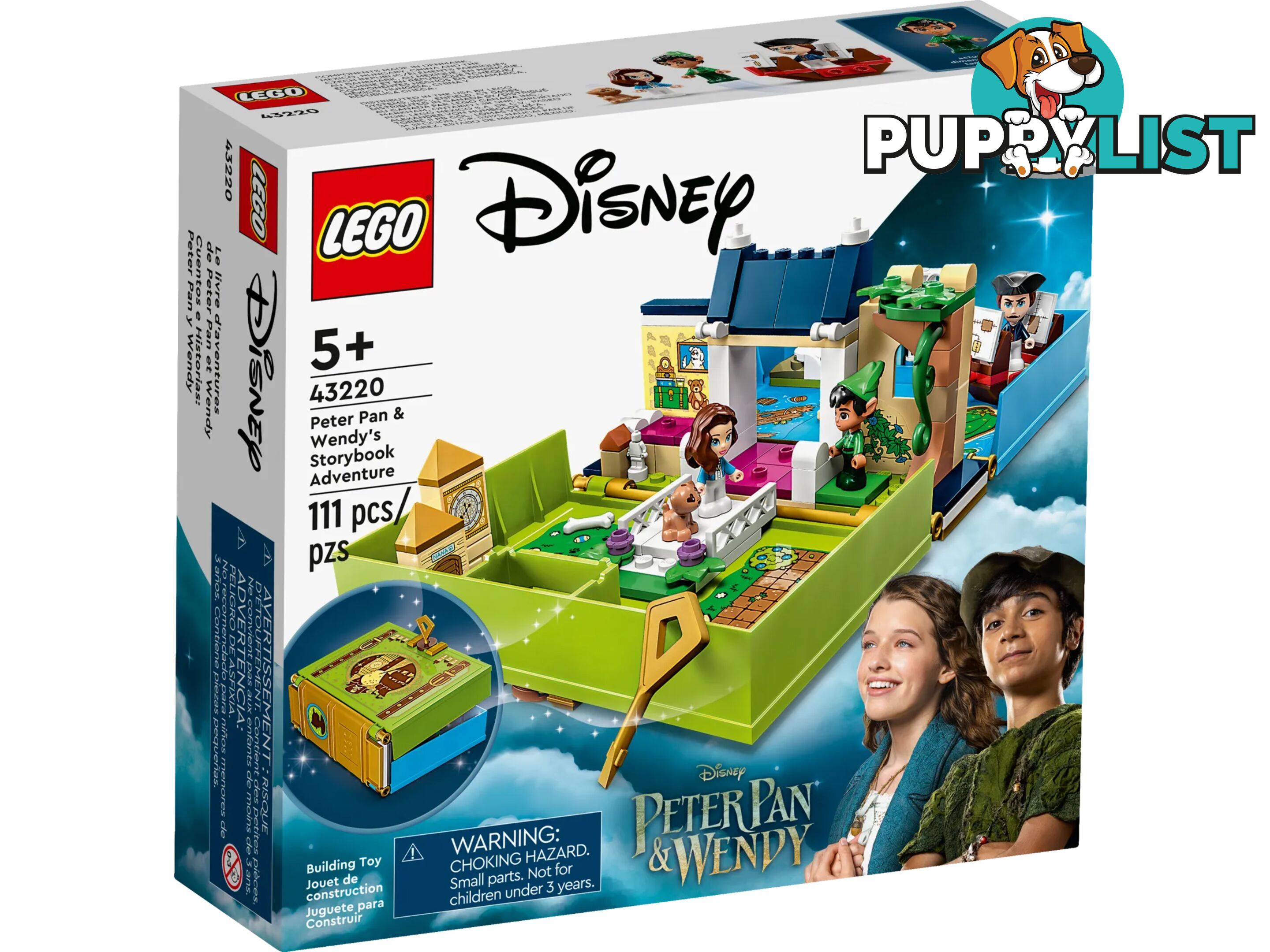 LEGO 43220 Peter Pan & Wendy's Storybook Adventure - Disney - 5702017424873