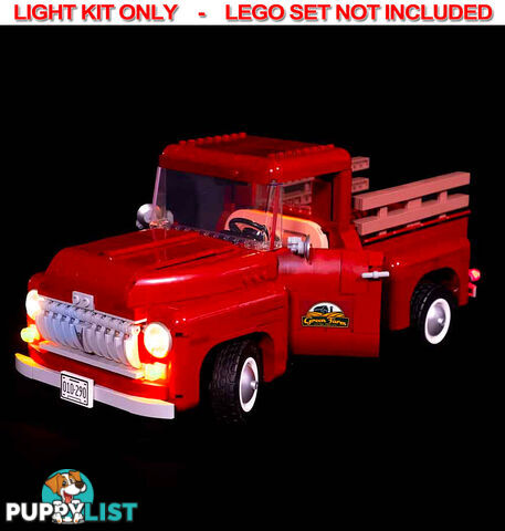 LIGHT KIT for LEGO Pickup Truck 10290 - Light My Bricks - 744109767630