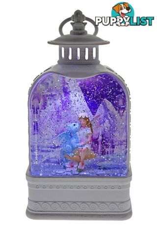 Cotton Candy -  Fairy & Blue Dragon Med Glitter Lantern - Ccflnt47 - 9353468017273