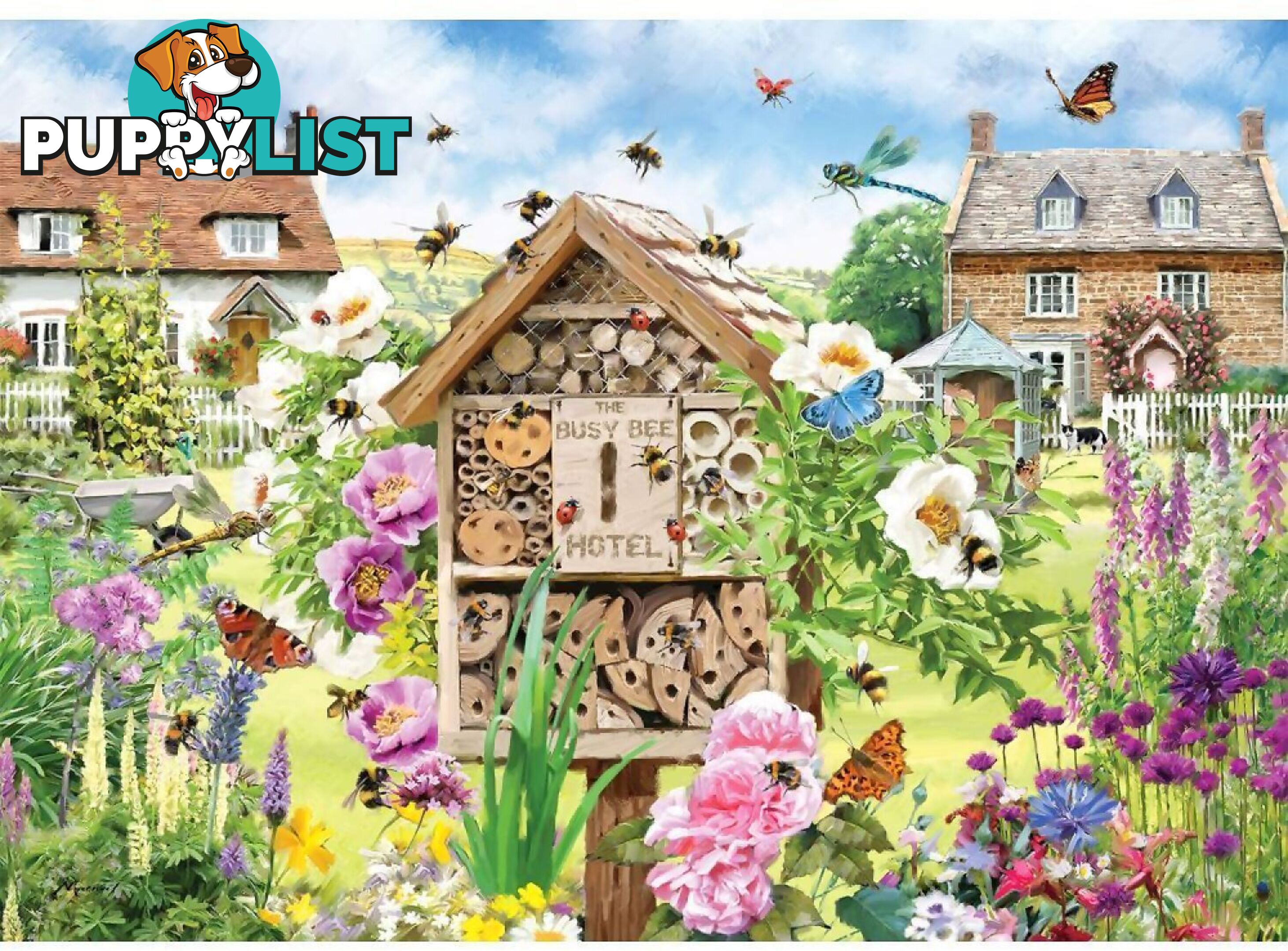 Holdson - Birds & The Bees - Busy Bee Hotel - Jigsaw Puzzle 1000 Pieces - Jdhol775361 - 9414131775361