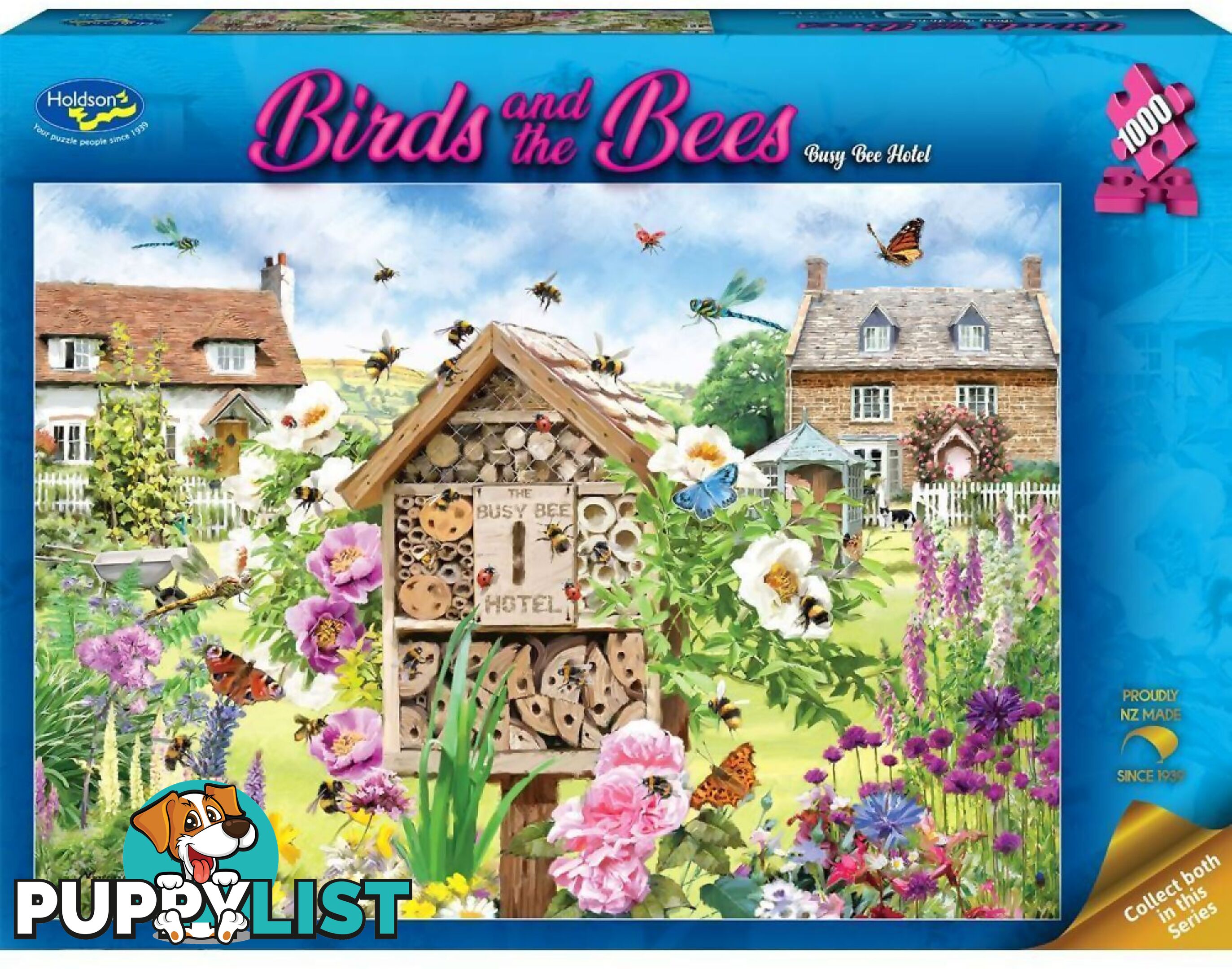 Holdson - Birds & The Bees - Busy Bee Hotel - Jigsaw Puzzle 1000 Pieces - Jdhol775361 - 9414131775361