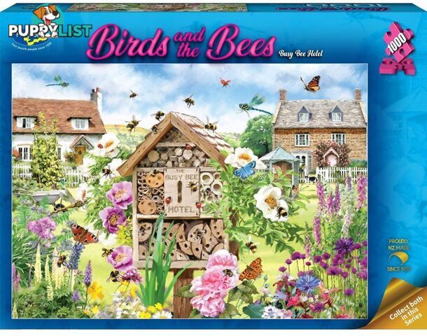 Holdson - Birds & The Bees - Busy Bee Hotel - Jigsaw Puzzle 1000 Pieces - Jdhol775361 - 9414131775361