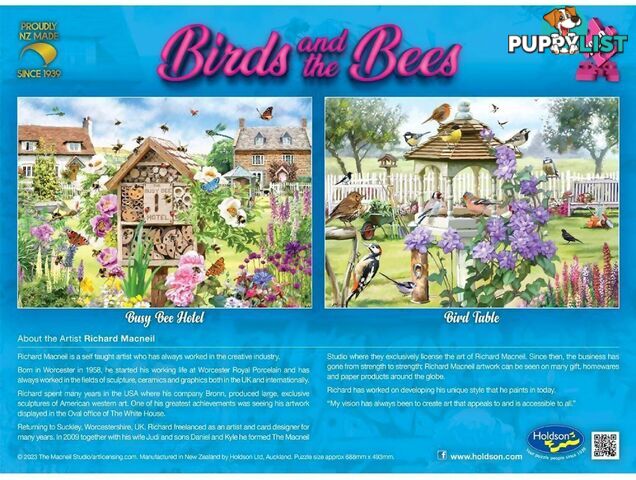 Holdson - Birds & The Bees - Busy Bee Hotel - Jigsaw Puzzle 1000 Pieces - Jdhol775361 - 9414131775361