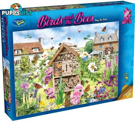 Holdson - Birds & The Bees - Busy Bee Hotel - Jigsaw Puzzle 1000 Pieces - Jdhol775361 - 9414131775361