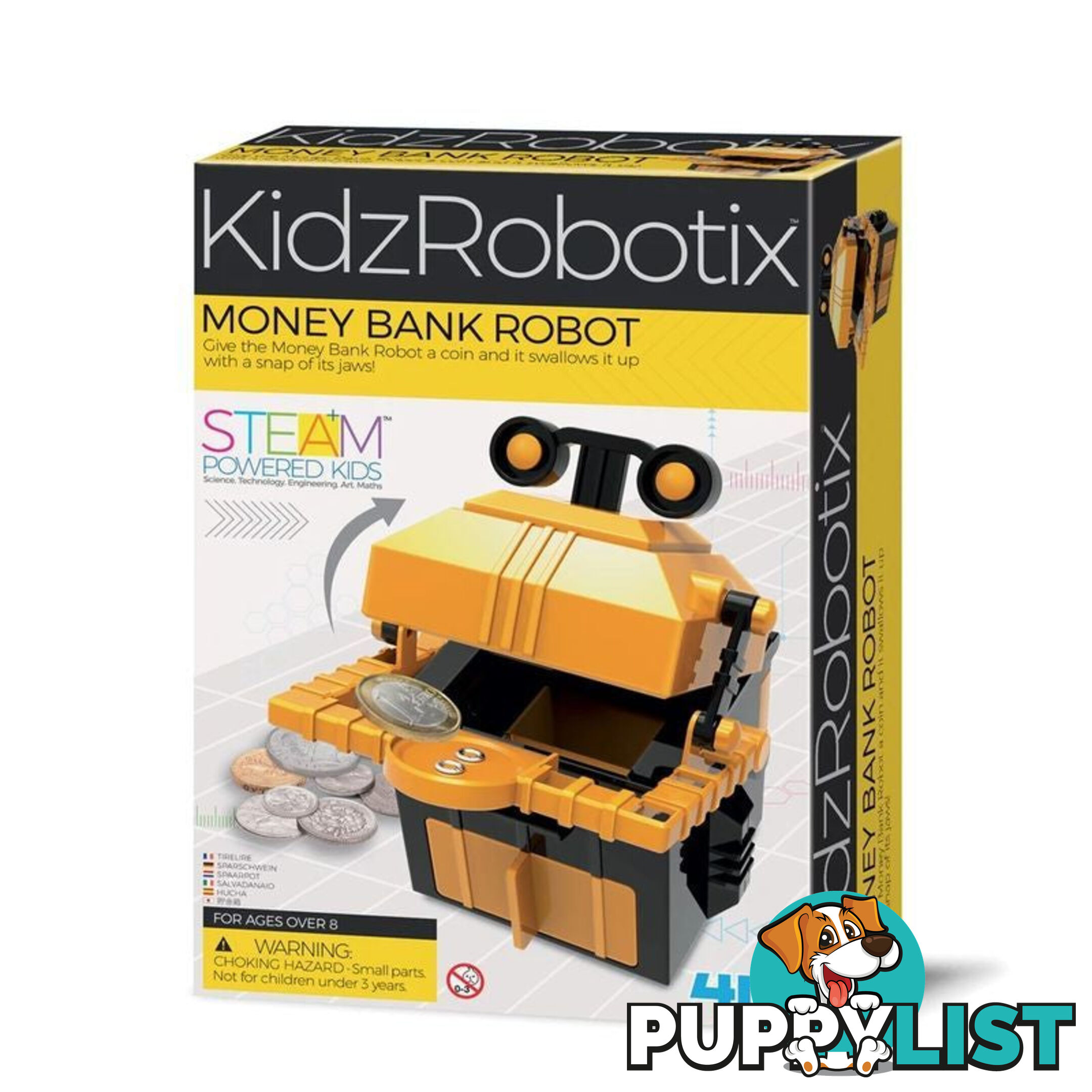 4m - Kidz Robotix Money Bank Robot - Steam -jpfsg3422 - 4893156034229