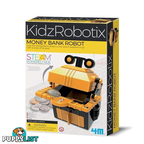 4m - Kidz Robotix Money Bank Robot - Steam -jpfsg3422 - 4893156034229