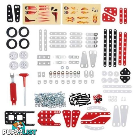 Meccano - 10 Model Set Racing Vehicles - Si6060104 - 778988358559