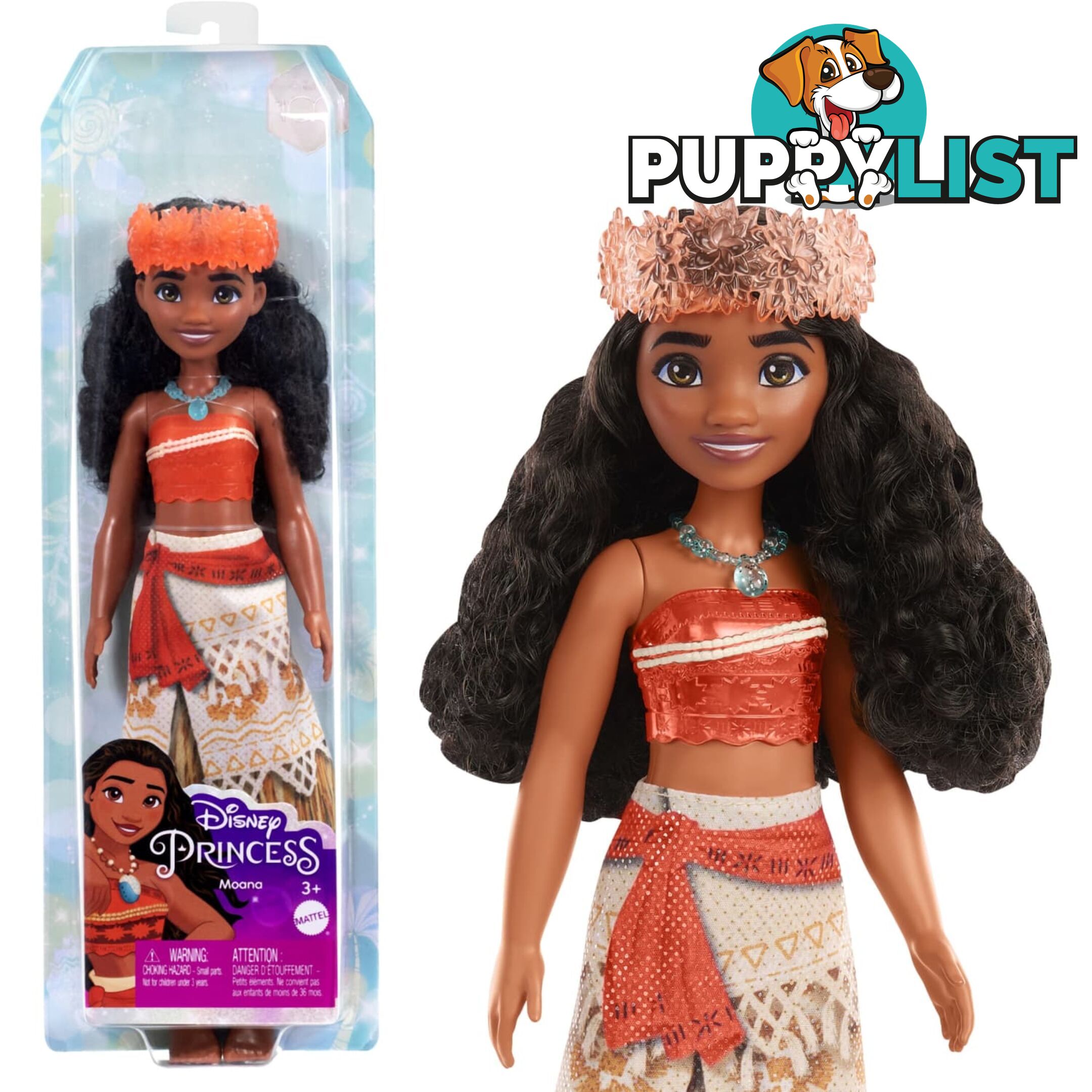 Disney Princess Moana Fashion Doll And Accessories - New For 2023 - Mahlw05 - 194735120321