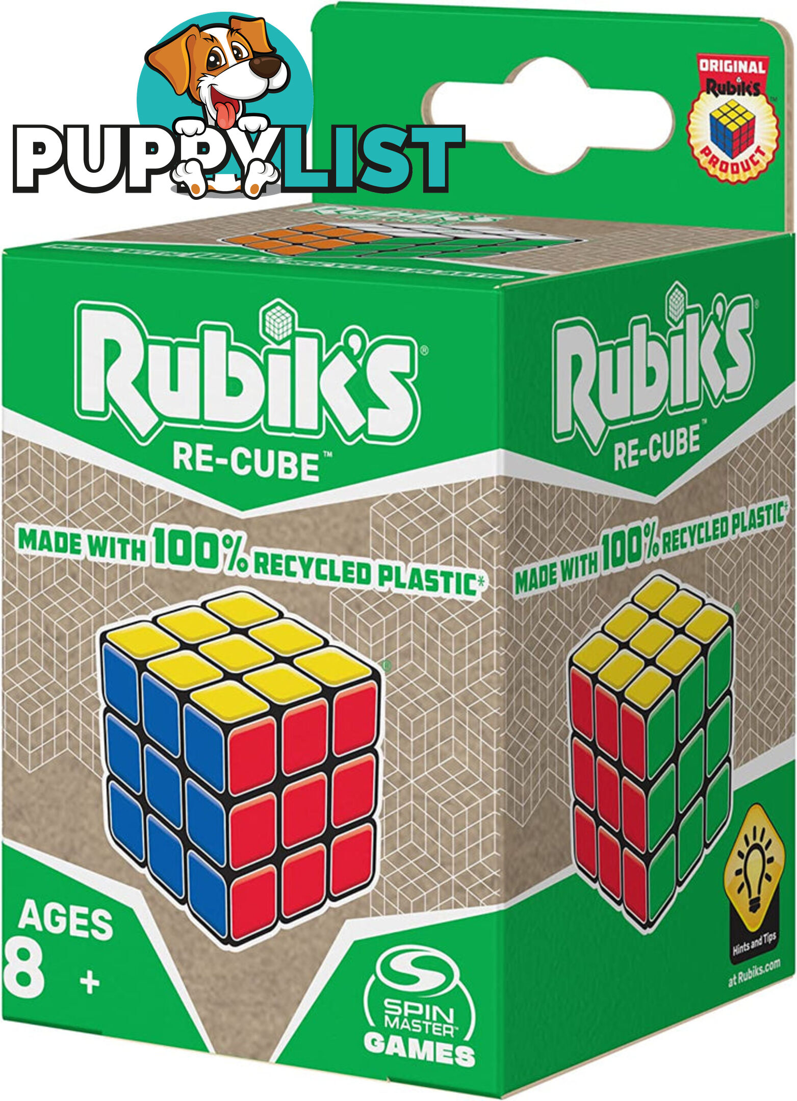 Rubik's Cube Re-cube Game Recycled Plastic- Si6067025 - 778988466414