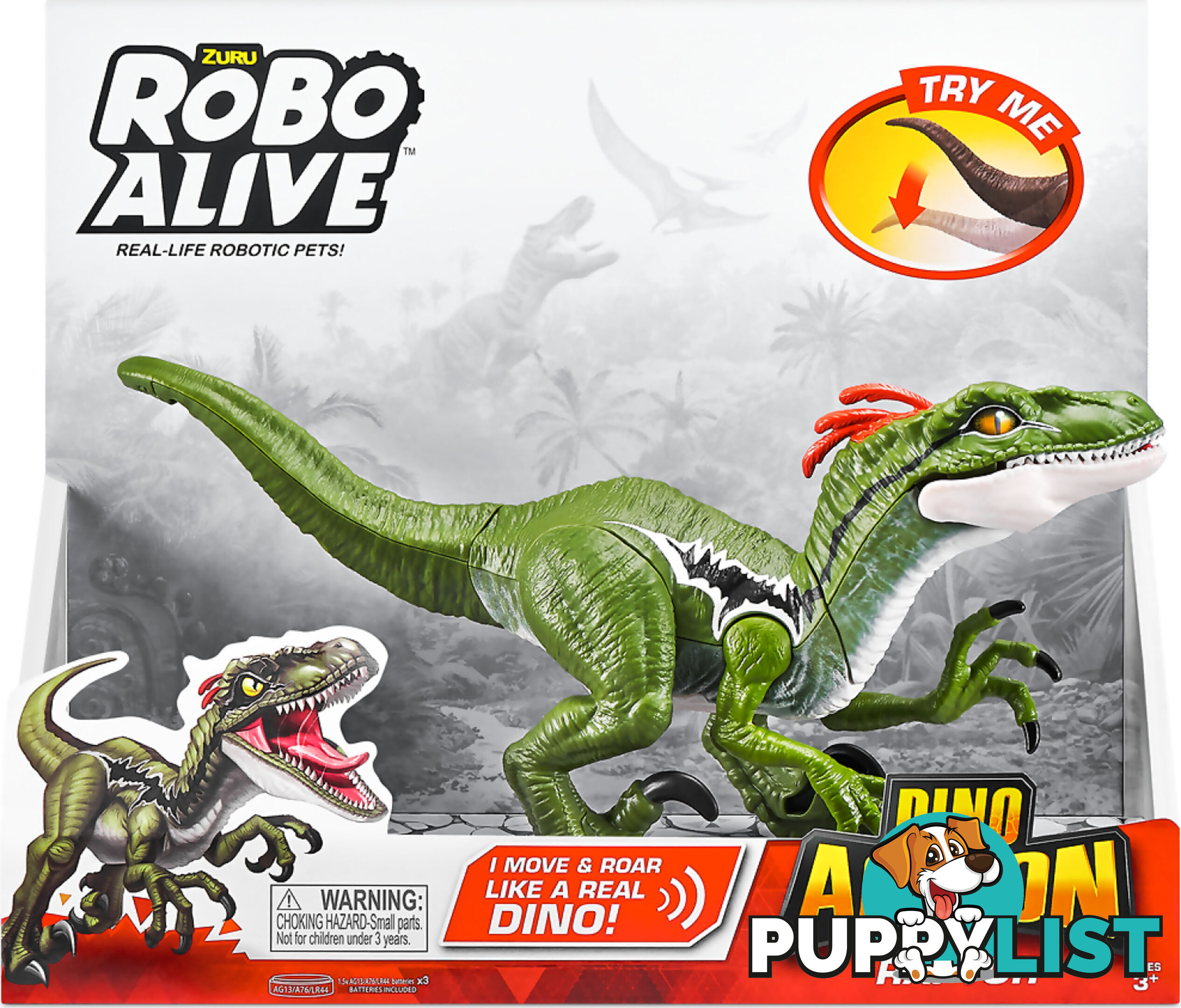 Robo Alive - Raptor Dino Action - Azazt7172 - 193052037923