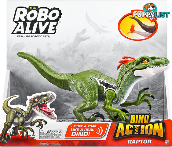 Robo Alive - Raptor Dino Action - Azazt7172 - 193052037923