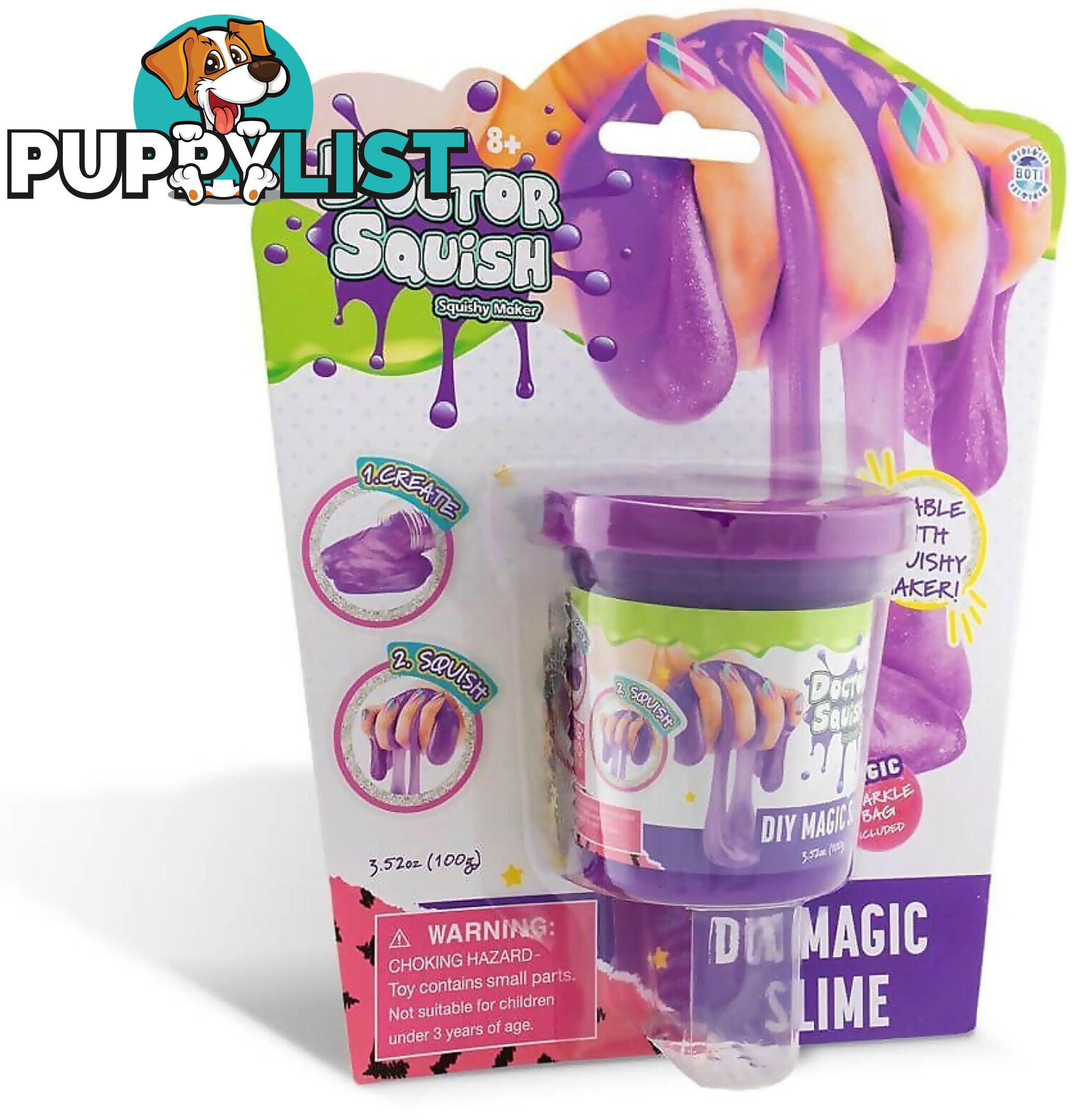 Doctor Squish Diy Magic Slime Purple - Jsds38495 - 4897046473877