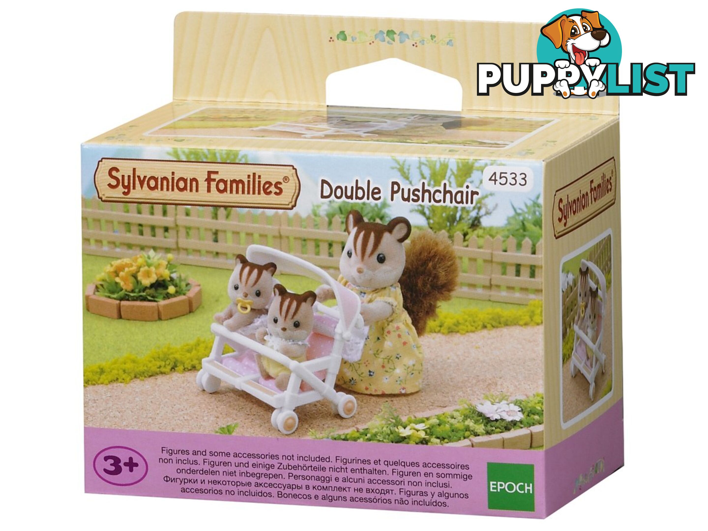 Sylvanian Families - Double Pushchair Sf4533 - 5054131045336