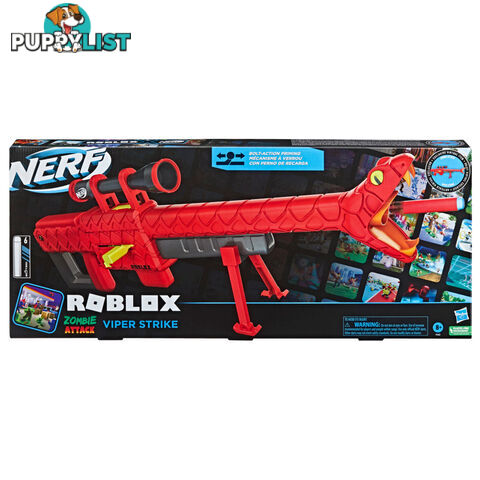 Nerf Roblox Zombie Attack Viper Strike Dart Blaster - Hbf54832210 - 195166180663