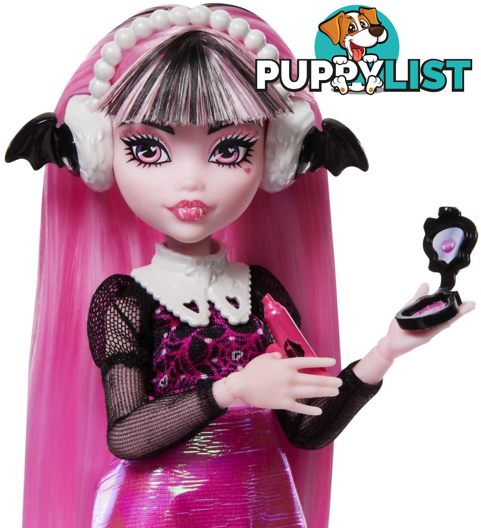 Monster High - Doll Draculaura Skulltimate Secrets: Fearidescent Series - 194735139484