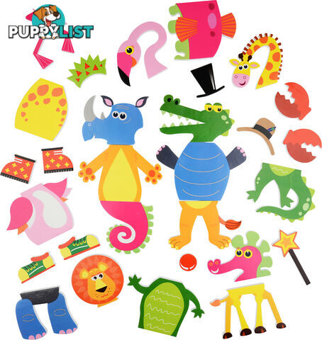 Buddy & Barney - Bath Time Stickers Weird And Wonderful Animals - Mh Bb011 - 710560563036