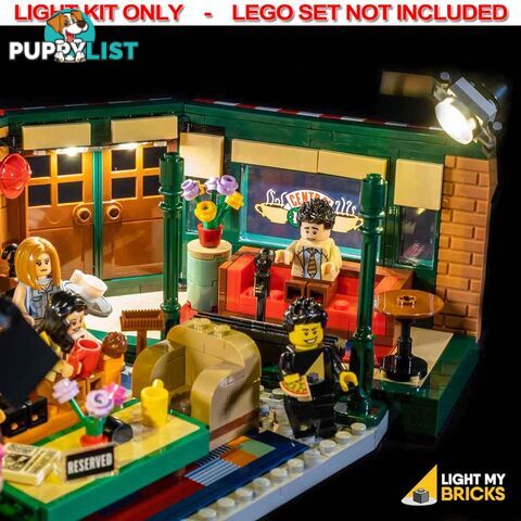 LIGHT KIT for LEGO Friends Central Perk 21319 - Light My Bricks - 793591189635