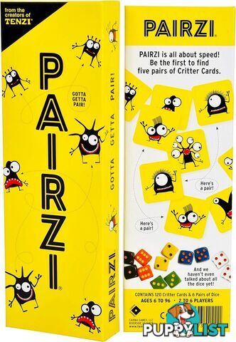 Tenzi - Pairzi - Card Game - Dztpair - 602573541111