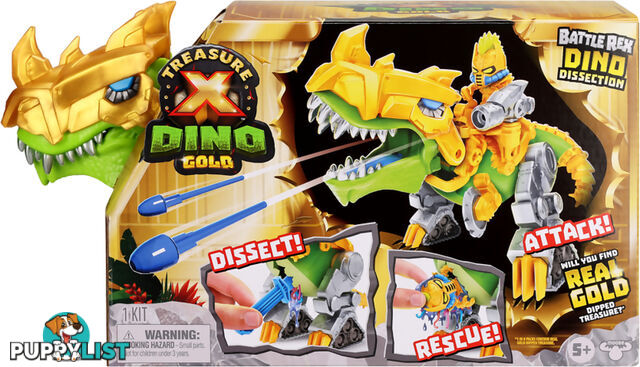 Treasure X - Dino Gold S5 Battle Rex Dino Dissection - Mj41727 - 630996417270