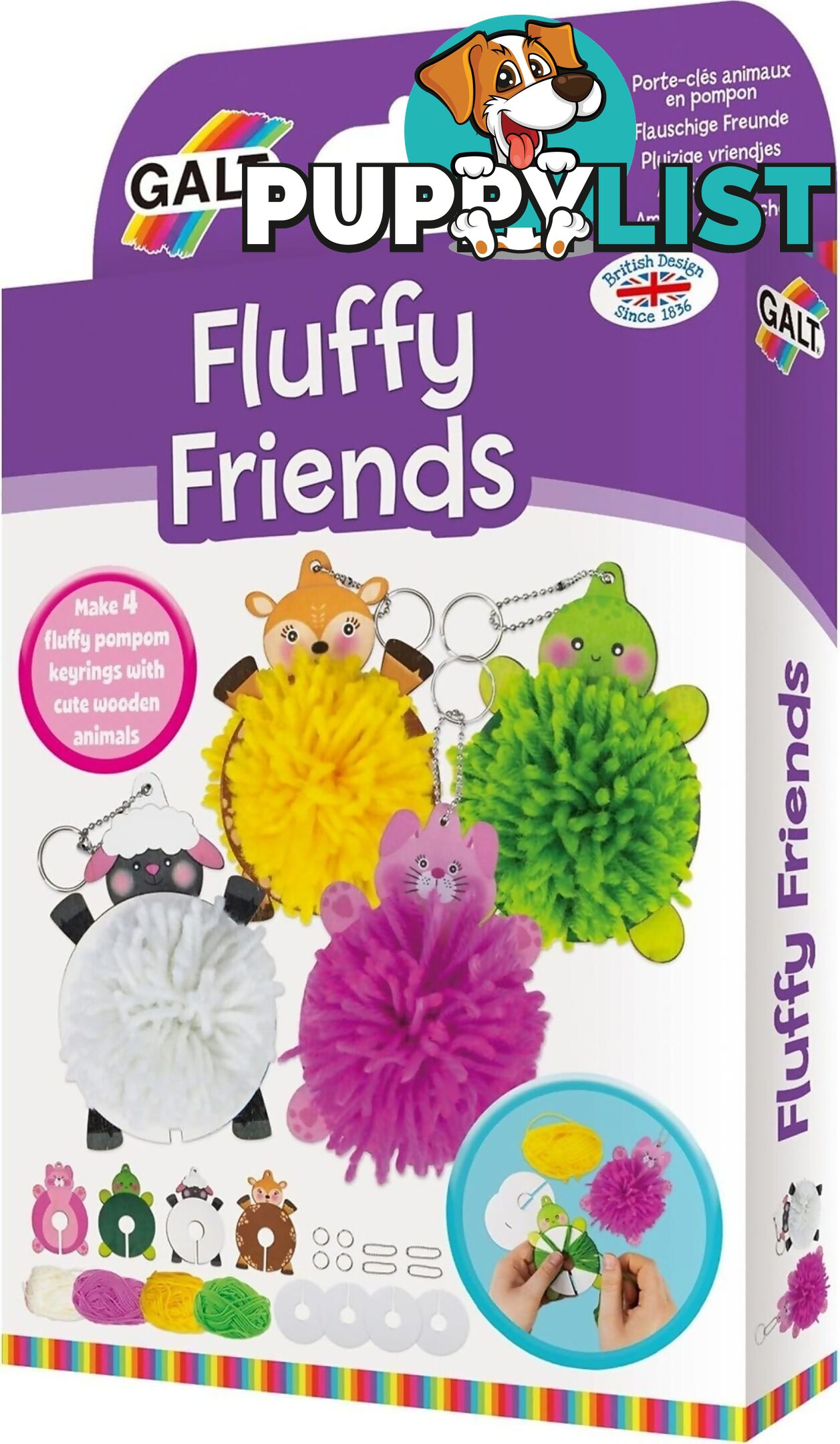 Galt - Fuffy Friends Art Craft Kit - Mdgn5428 - 5011979616401