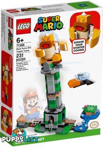 LEGO 71388 Boss Sumo Bro Topple Tower Expansion Set - Super Mario - 5702016912609