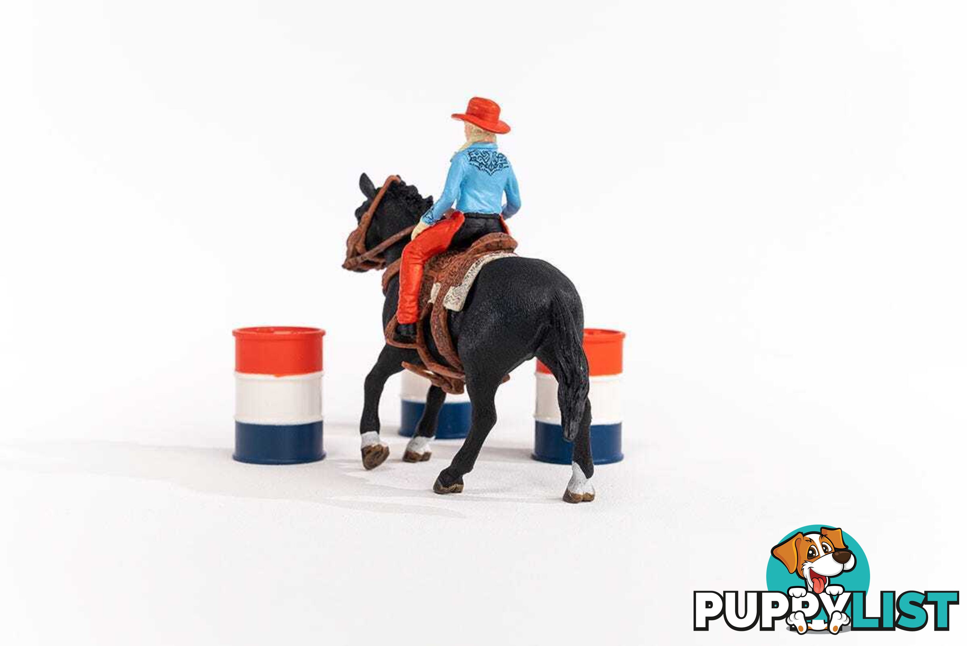 Schleich - Cowgirl Barrel Racing Fun Playset - Farm World - Mdsc42576 - 4059433473734