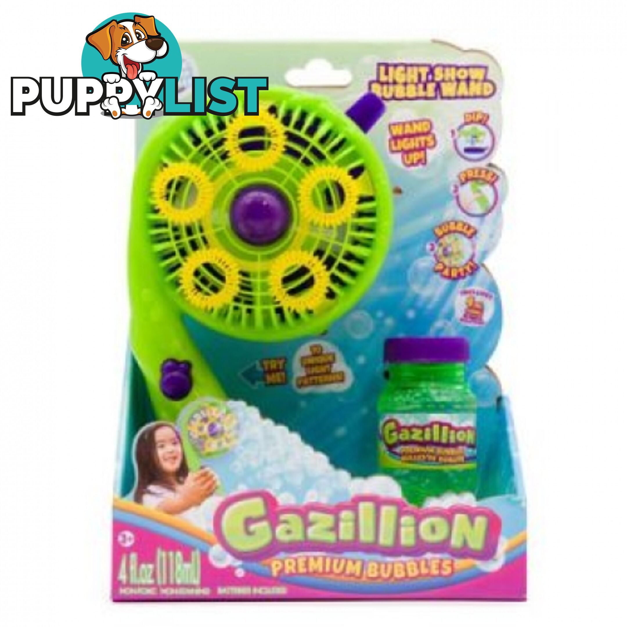 Gazillion Bubbles Light Show Bubble Wand - Azfr36747 - 021664367476