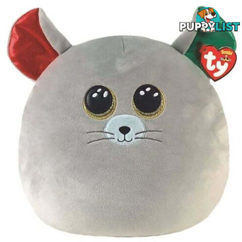 Ty - Squish-a-boos - Chipper The Mouse - Medium 25cm (10'') - Squishy Beanies - 008421393084