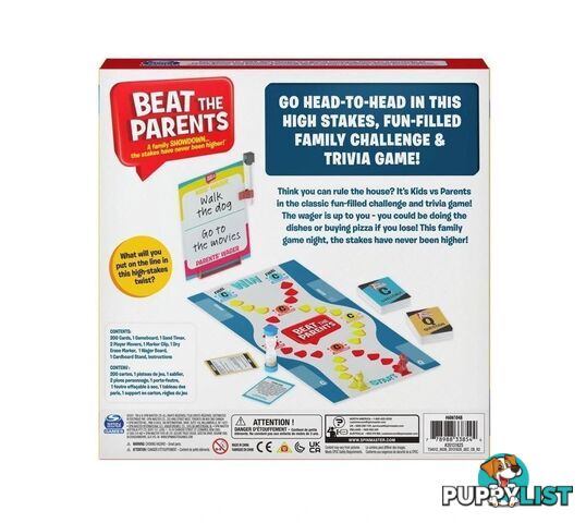 Beat The Parents Game - Spin Master - Si6061048 - 778988338544