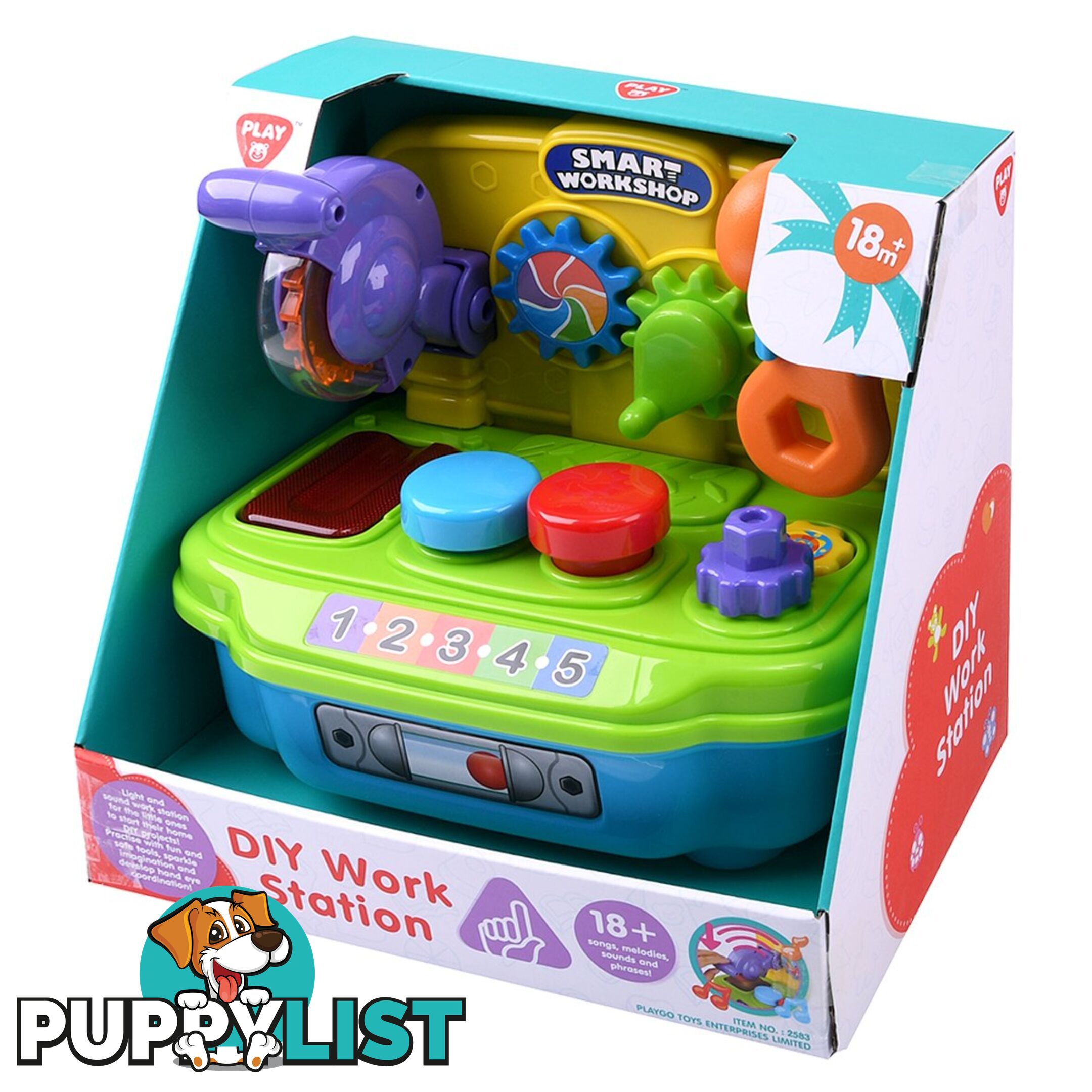 Diy Work Station Battery Operated  Playgo Toys Ent. Ltd Art63955 - 4892401025838