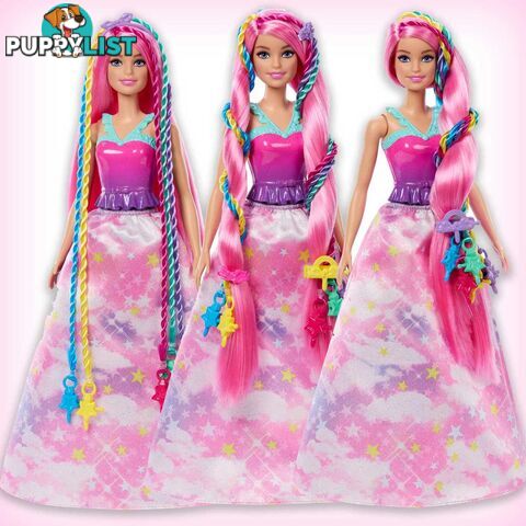 Barbie Dreamtopia Twist â€˜n Style Doll and Accessories - Mahnj06 - 194735141579