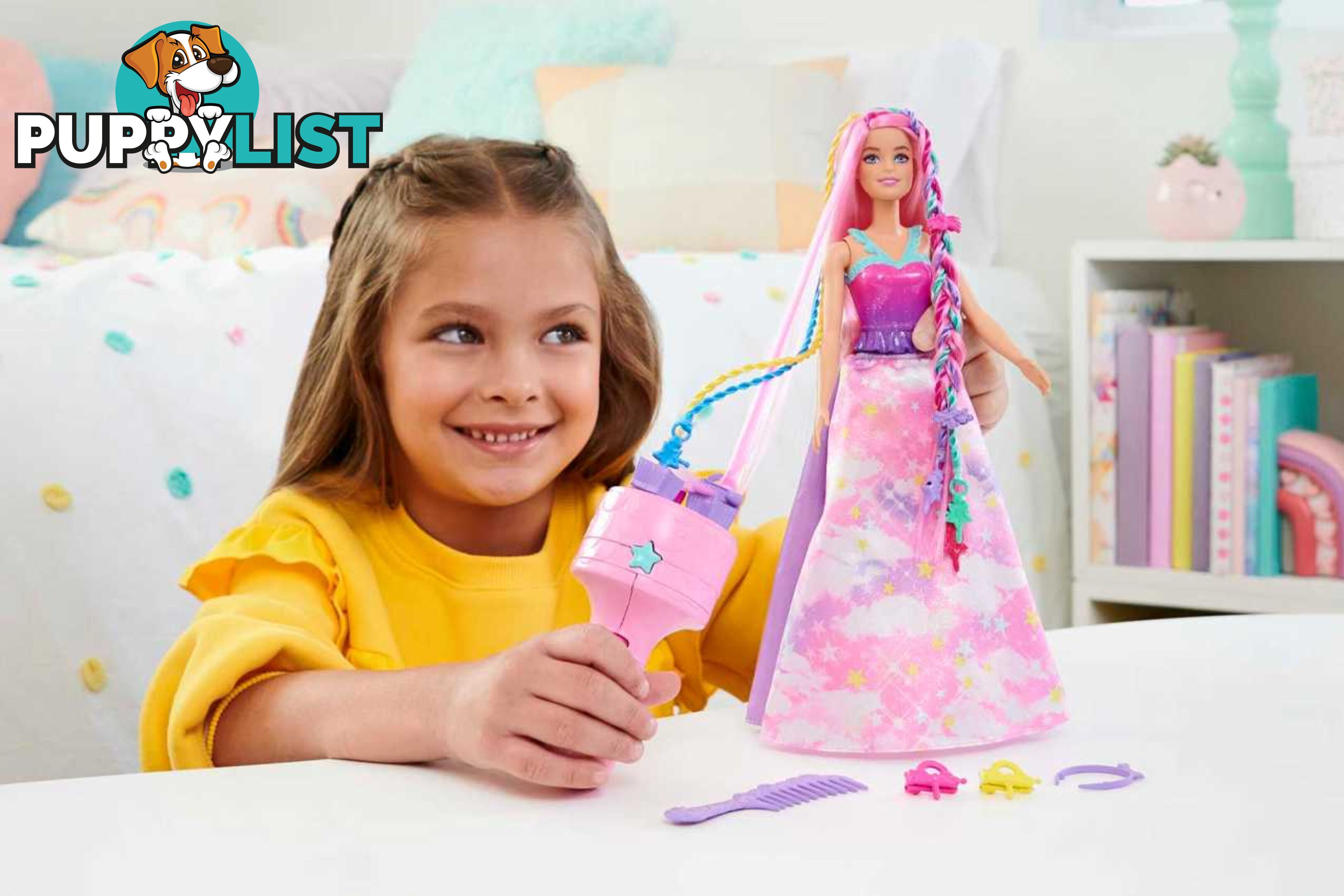 Barbie Dreamtopia Twist â€˜n Style Doll and Accessories - Mahnj06 - 194735141579