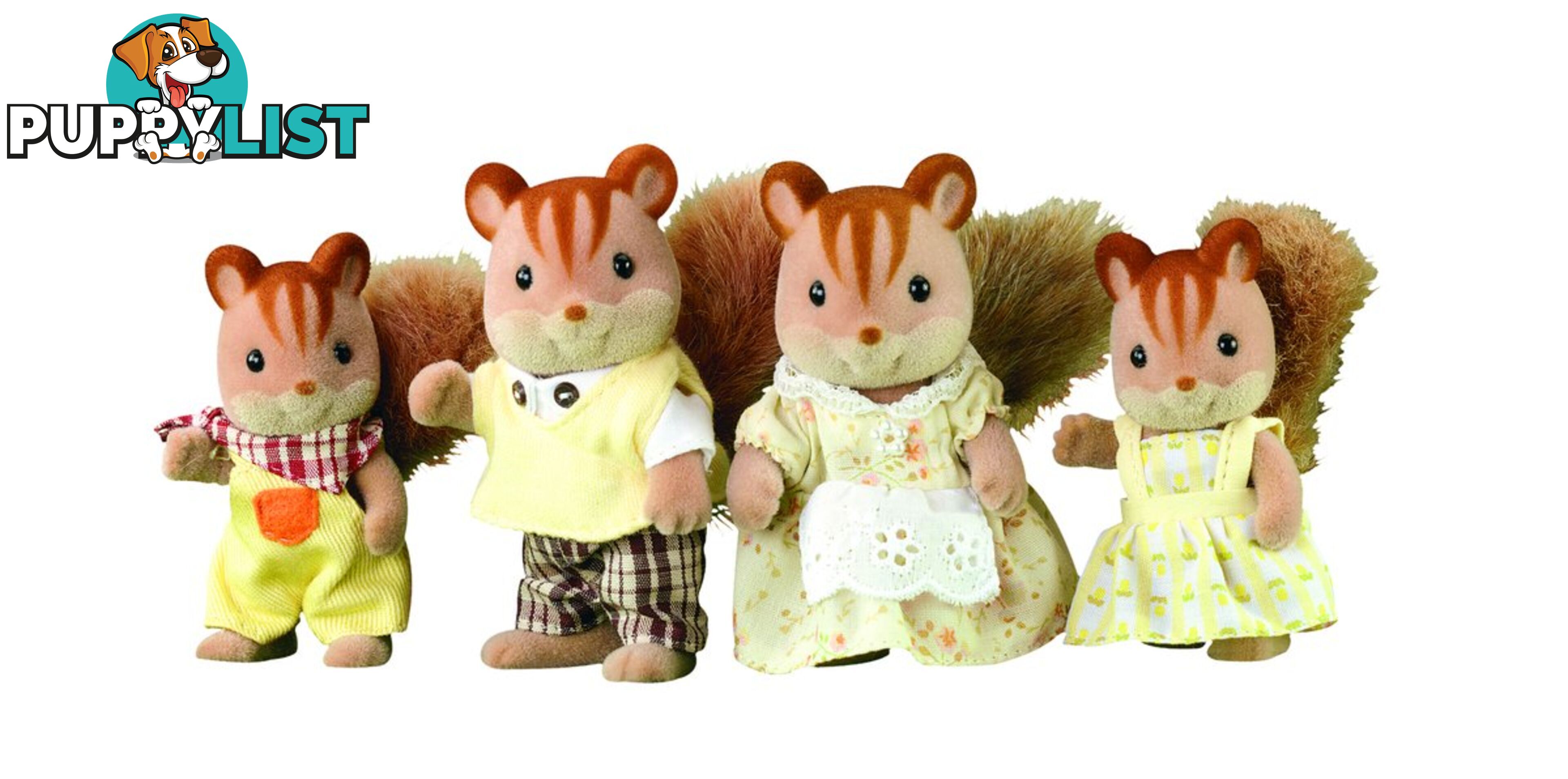 Sylvanian Families - Walnut Squirrel Family Sf4172 - 5054131041727