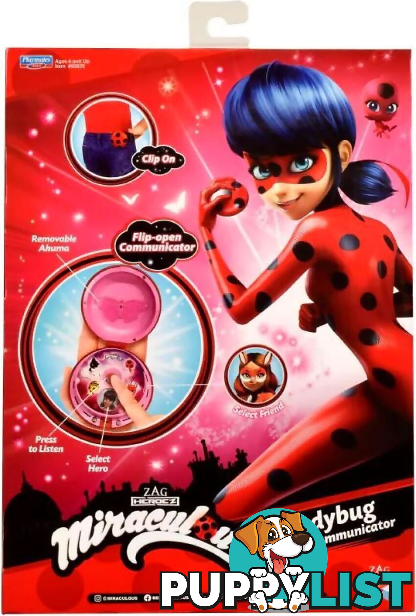 Miraculous Ladybug - Electronic Roleplay Ladybug Yo Yo Communicator - Hs50629 - 043377506294